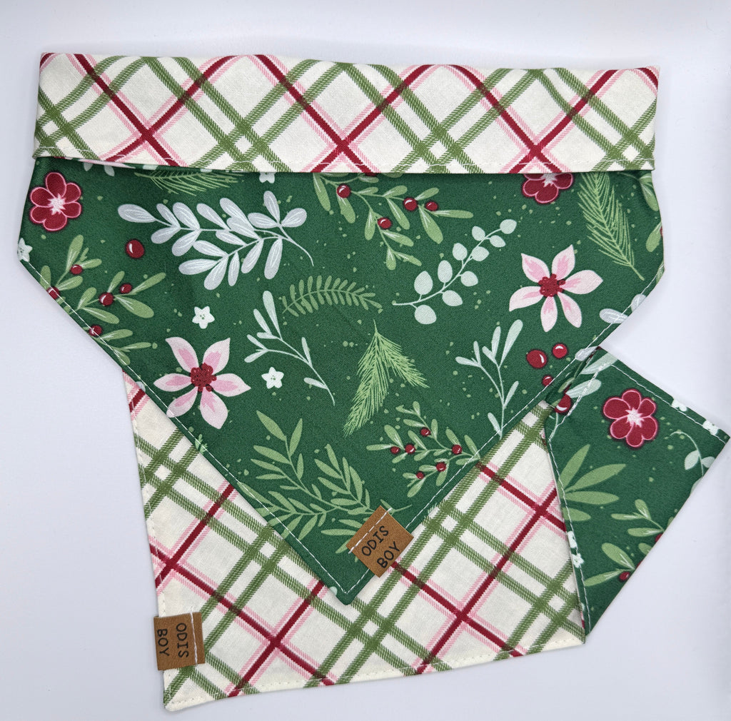 Green Christmas Floral