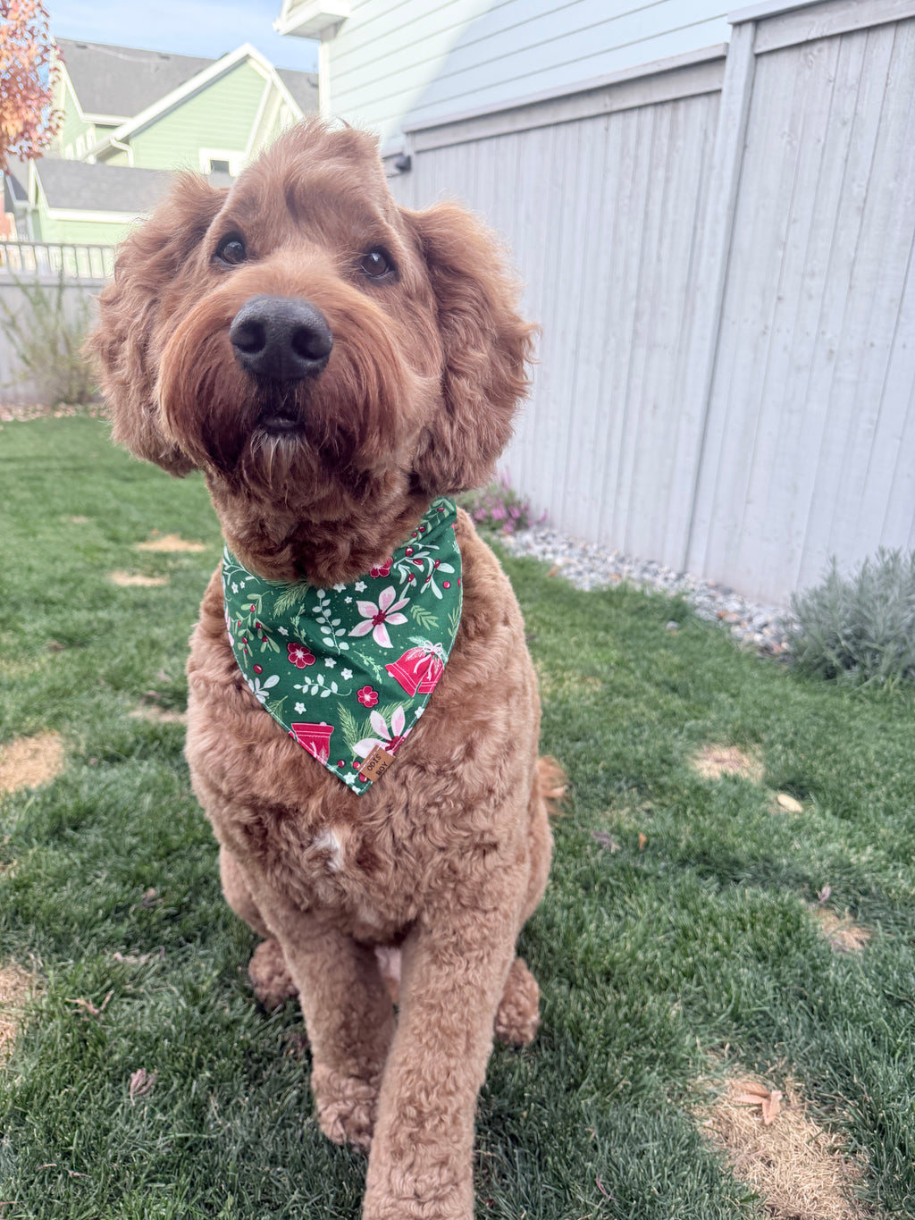 Green Christmas Floral