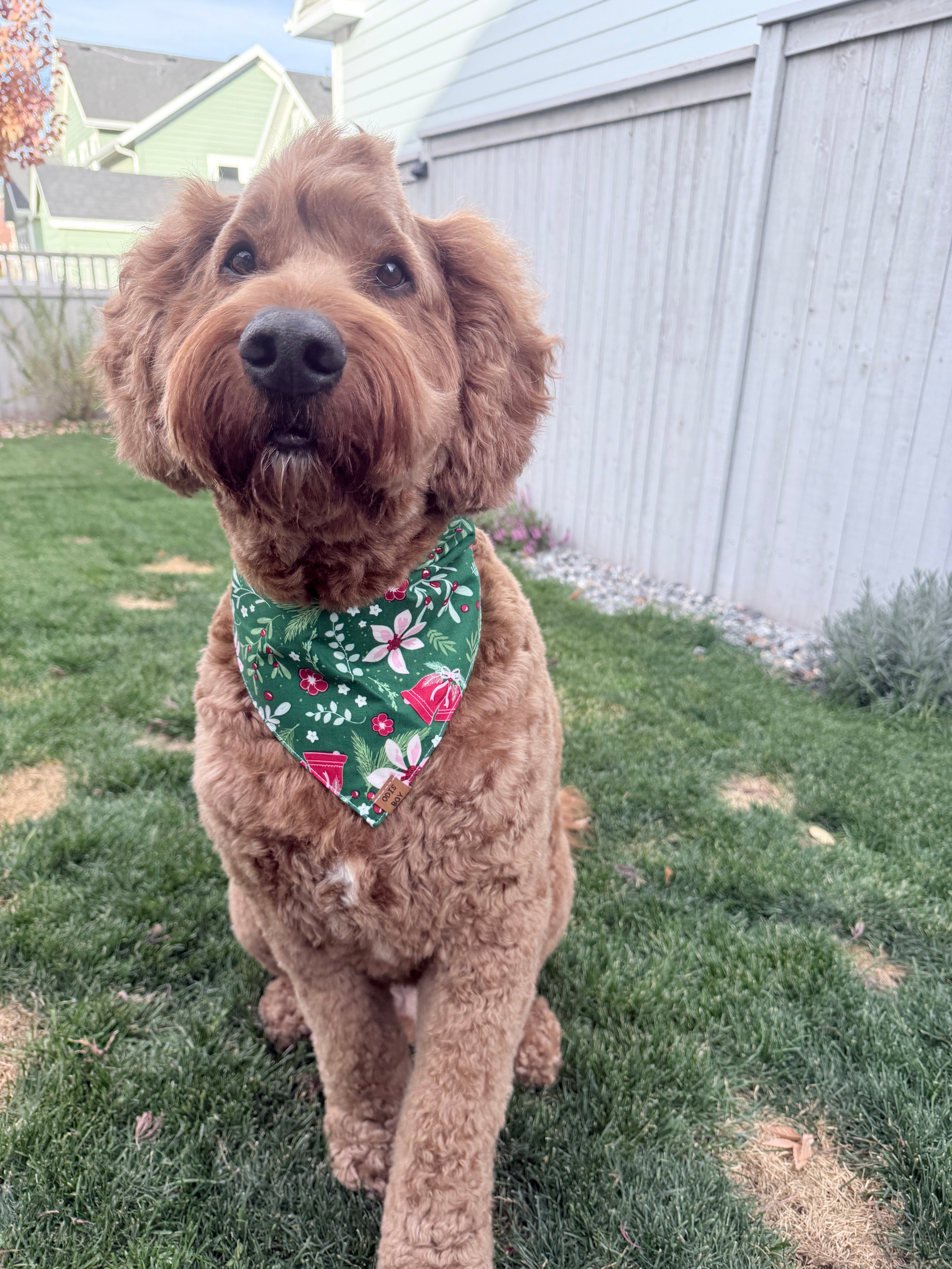 Green Christmas Floral