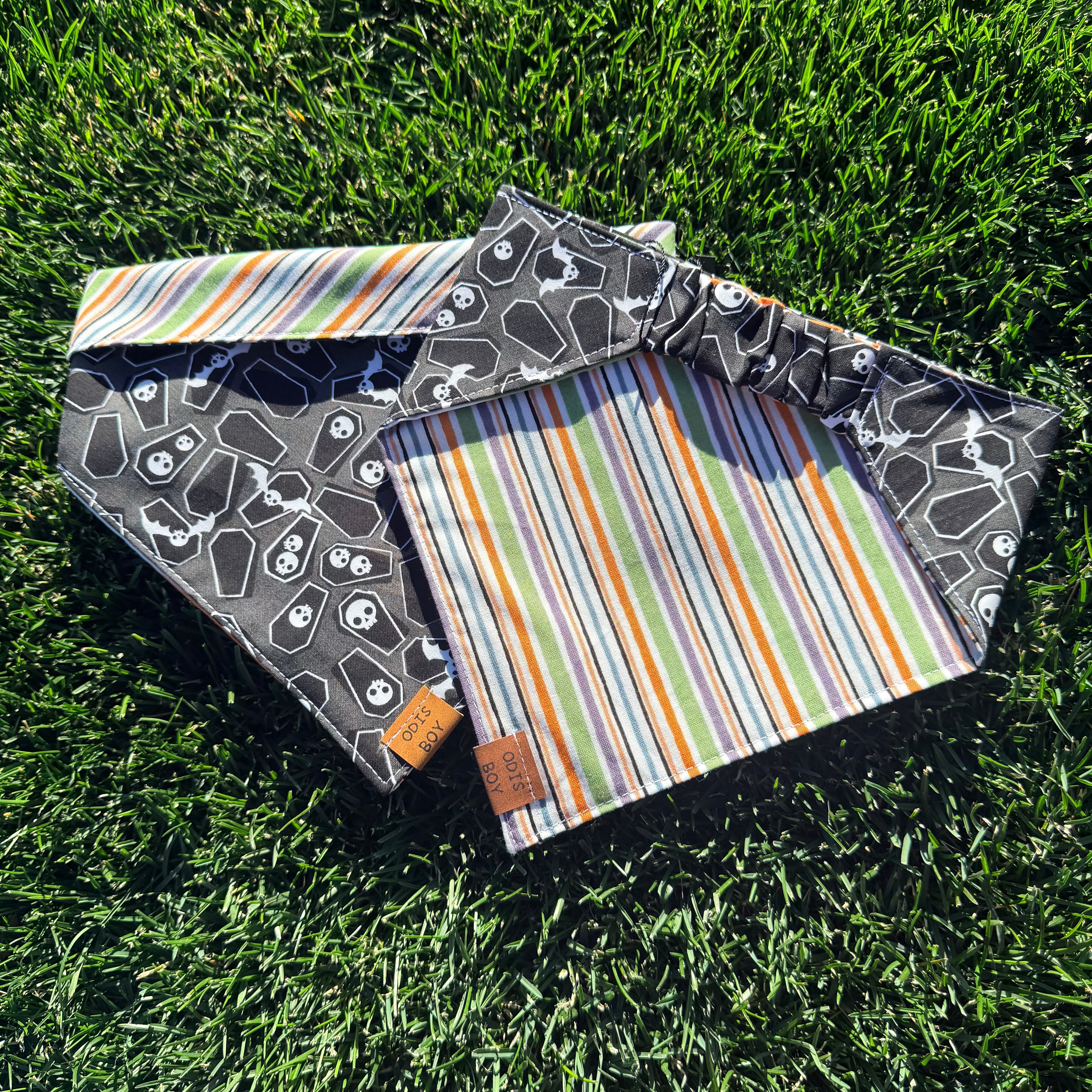 Coffins & Halloween Stripes